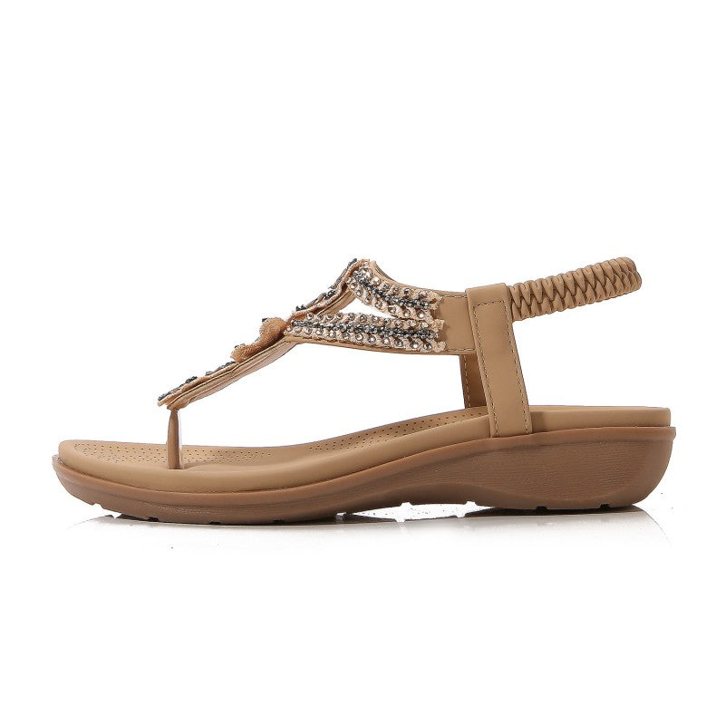 SIKETU | Applique Beads Slingback Flops – Zalor