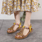 SIKETU | Bohemian Beaded Rhinestone Slingback Sandals
