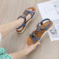 Bohemian Colorful Beaded Flat Sandals
