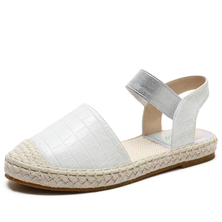 Closed-Toe Slingback Espadrille Shoes