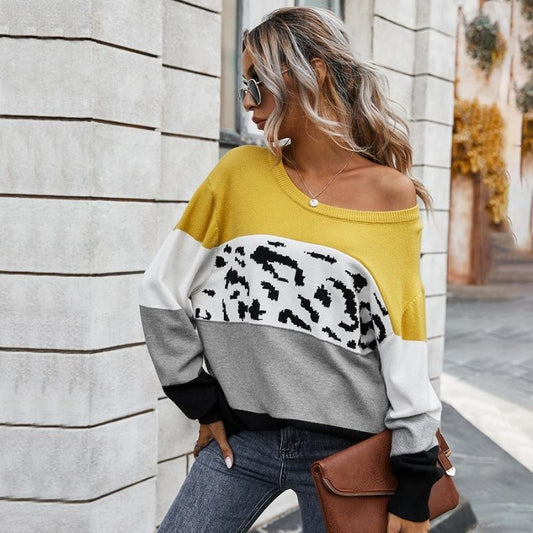 Colorful Striped Pullover Sweater