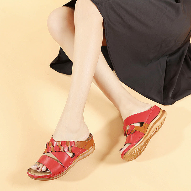 Comfortable Wedge Sandals for Wider Feet