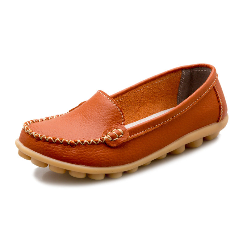 Comfy  Walking Flat Moccasin Shoes Seniors