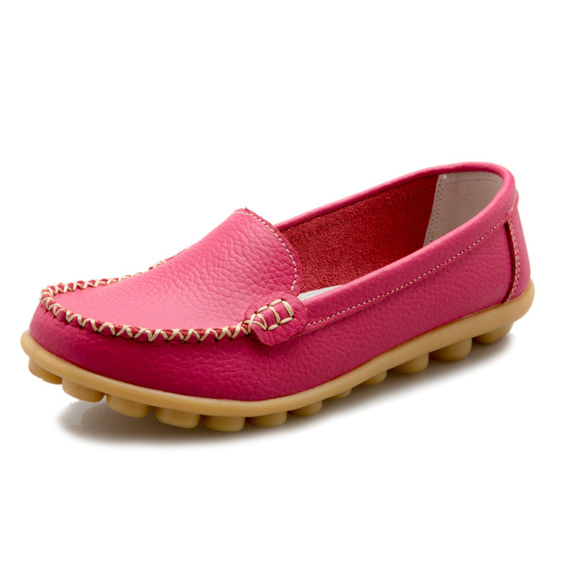 Comfy  Walking Flat Moccasin Shoes Seniors