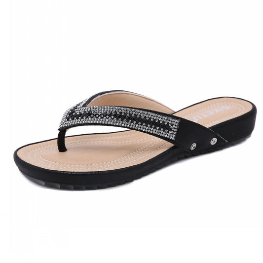 Women's Beads Flip Flops Fashion Comfort Sandals