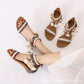Flat Bohemian Ankle Strap Tassels Sandals