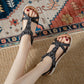 Flat Comfortable Sandals With Back Elastic Band