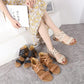 Flat-heeled Braided Gladiator Sandals Comfortable Shoes