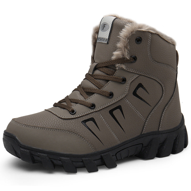 Fur Lined Waterproof Snow Boots Outdoor Winter Shoes – Zalor