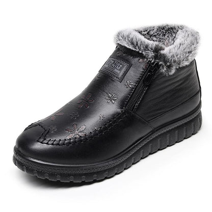 Ladies Faux Fur Wide Fit Winter Boots for Bunions Seniors