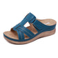 Lightweight Comfy Wedge Sandals Blue