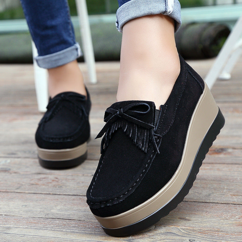 Platform Slip On Walking Shoes For Women