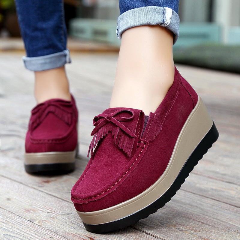 Platform Slip On Walking Shoes For Women