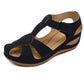Retro Closed-Toe Hollow-out Shoes