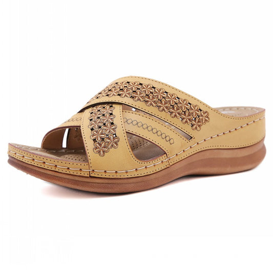 Summer Wedge Embroidery Women's Sandals