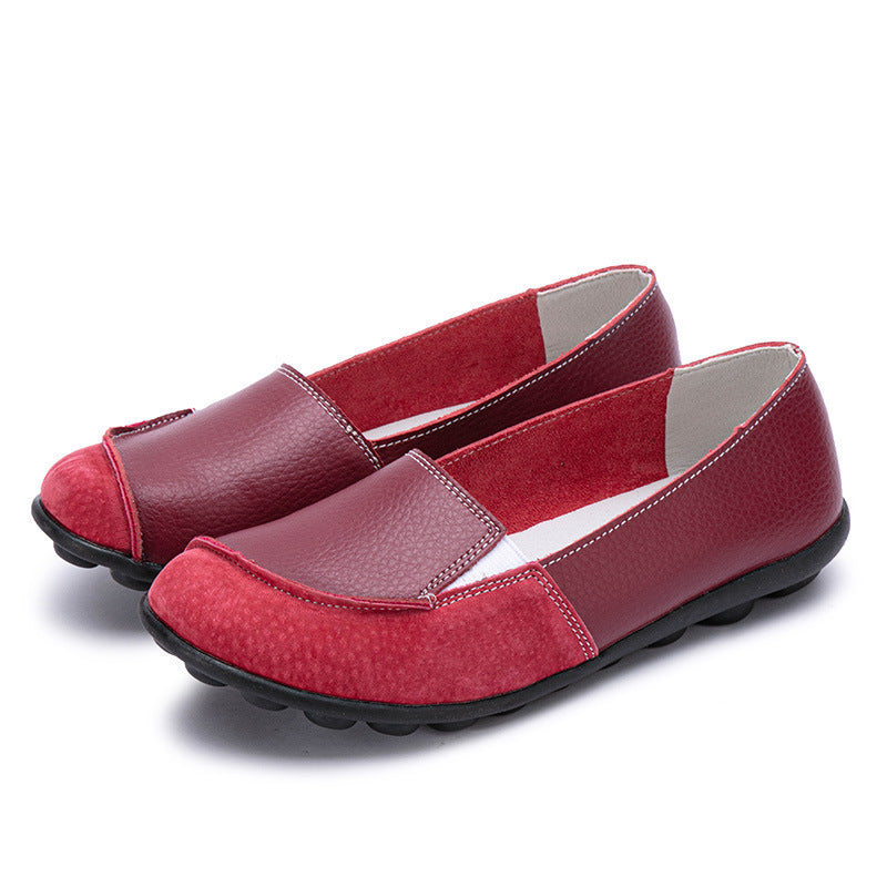 Waterproof Flat Slip On Loafers Women Driving Shoes