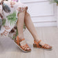 Women's Cork Wedge Multiple Straps Sandals