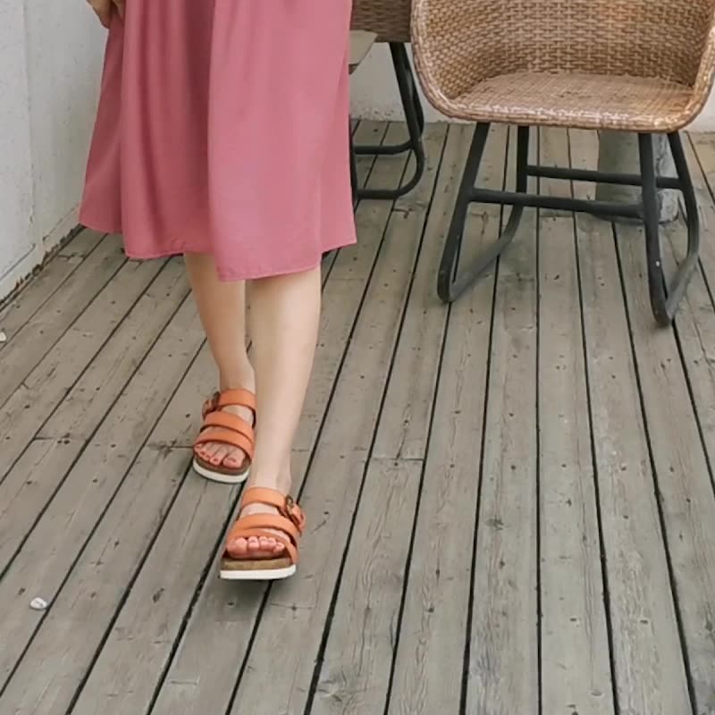 Women's Platform Cork Slide Sandals
