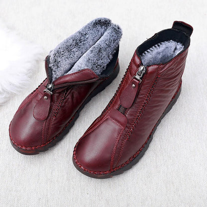 Women's Soft Leather Winter Warm Shoes