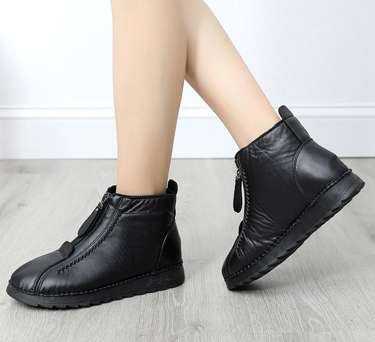 Women's Soft Leather Winter Warm Shoes