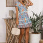 Boho V Neck Mini Dress