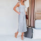 Boho Striped Backless Rompers