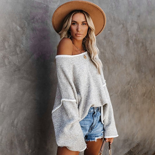 Bohemian Oversized Casual Pullover Sweater