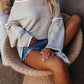 Bohemian Oversized Casual Pullover Sweater