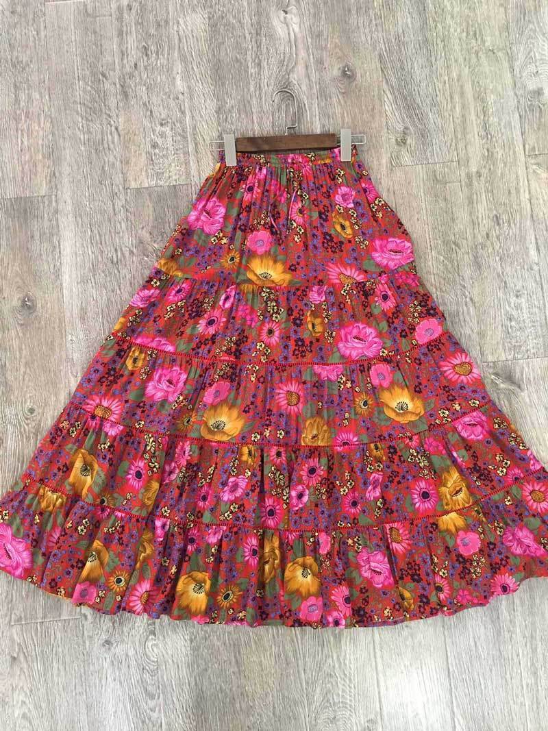 Boho Floral Skirt & Top Collection