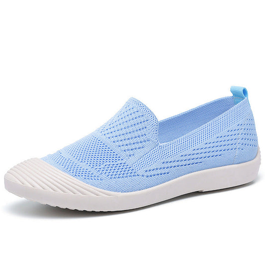 Comfortable Slip On Pointed Toe Flyknit Shoes