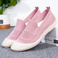 Comfortable Slip On Pointed Toe Flyknit Shoes