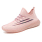 Fashion Strip Lightweight Slip on Mesh Sneakers