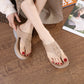 Massage Flip Flops Sponge Wedge Slippers