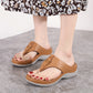 Massage Flip Flops Sponge Wedge Slippers