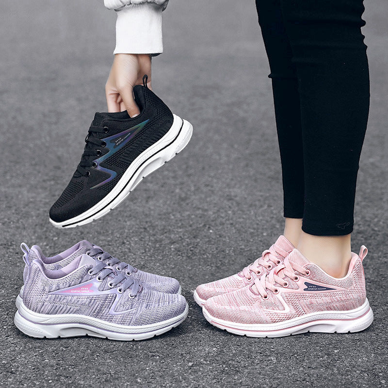 Fashion Soft Sole Fly Knit Sneakers