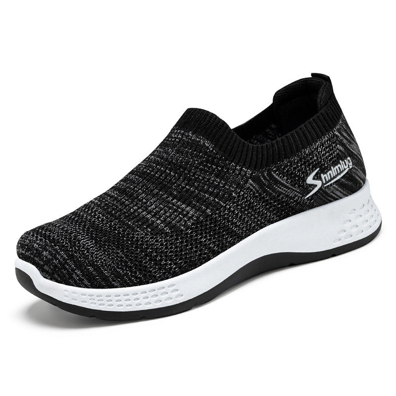 Fly Knit Casual Mesh Sports Mother Shoes