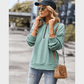 Long Sleeve Half Zip Casual Top