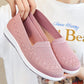 Hollow Out Flat Fly Knit Walking Shoes