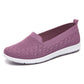 Hollow Out Flat Fly Knit Walking Shoes