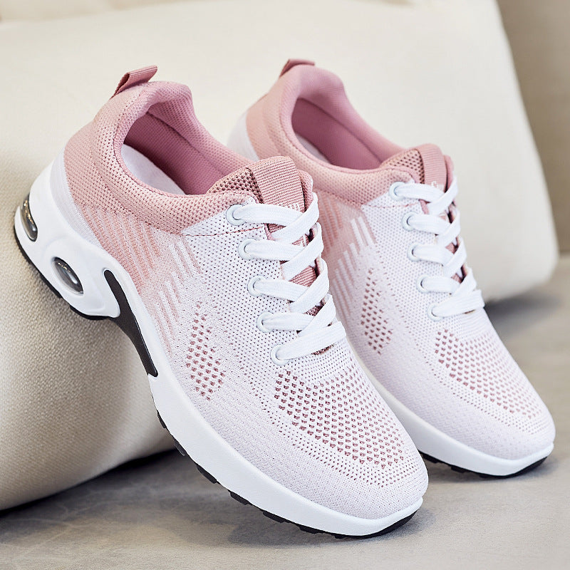 Lace Up Mesh Trainers