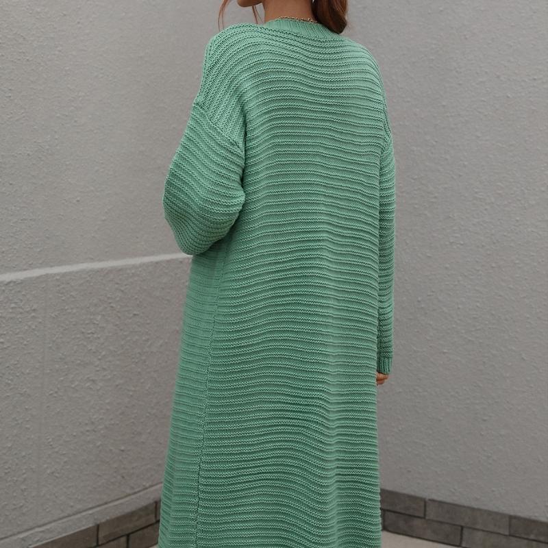 Solid chunky knit cardigan new arrivals