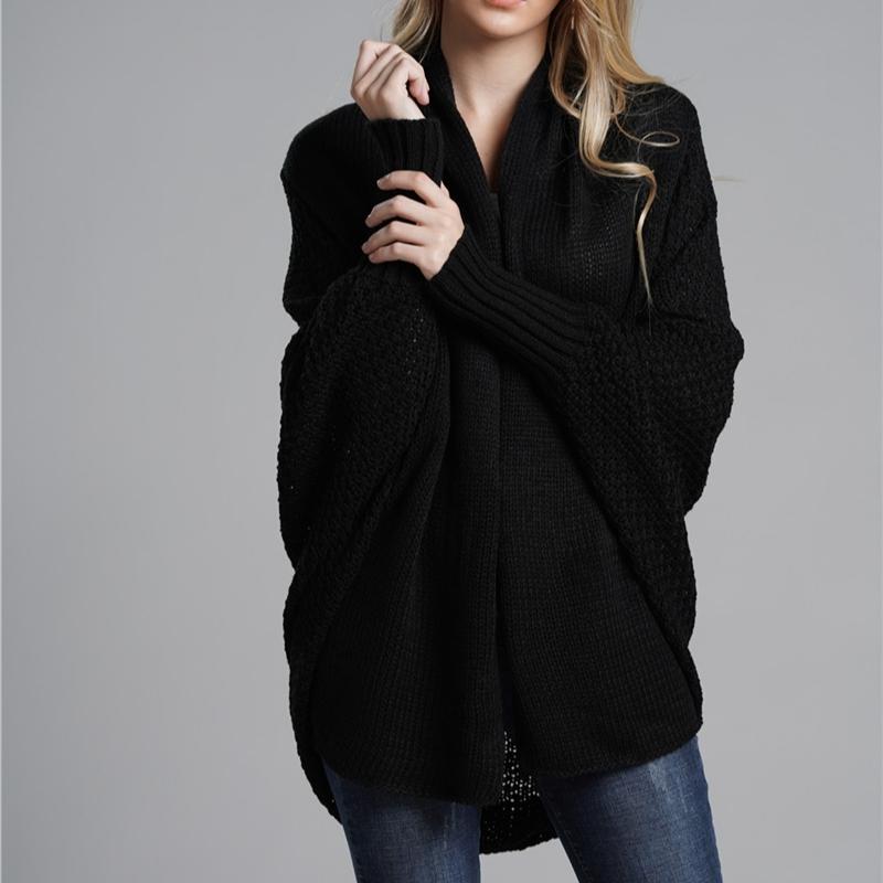 Loose Knitted Sweater Outwear