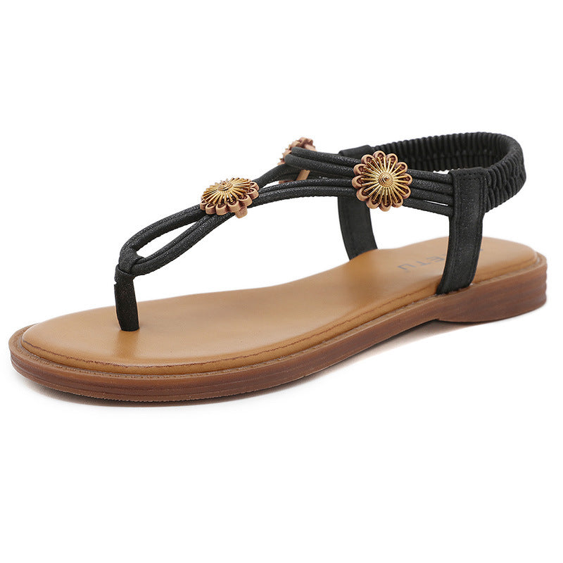SIKETU BLUSH MARBLE BEADED SANDAL - Main Image