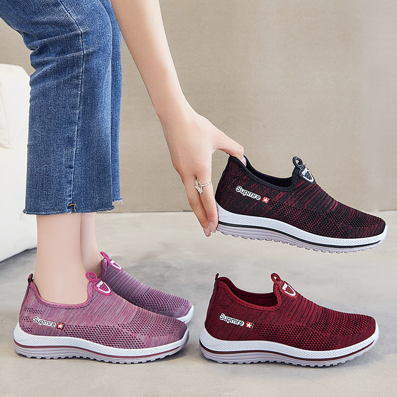 Mom Pump Slip On Casual Walking Shoes