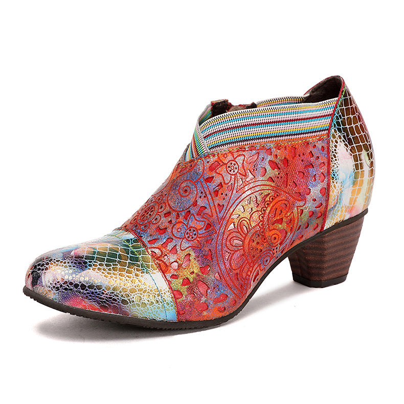 Handmade Colorful Cozy Pumps