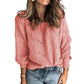 Women's Crochet Knit Pullover Sweaters