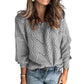 Women's Crochet Knit Pullover Sweaters