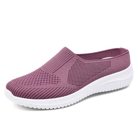 Women's Knit Slide Casual Shoes Indoor Slipper