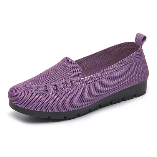 Slip-on Flyknit Flat Shoes