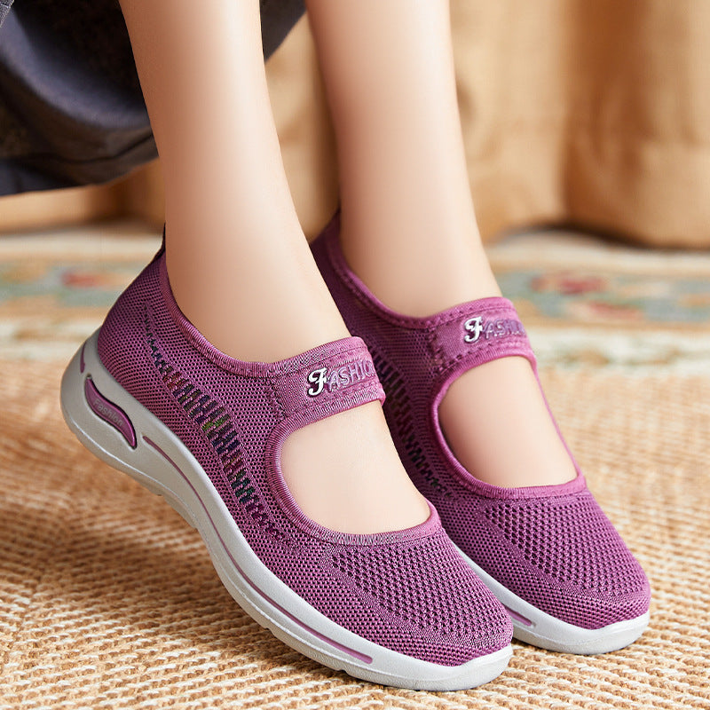 Soft Mesh Breathable Shoes For Mum